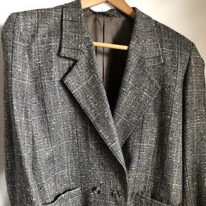 Boxy 1980 Tessuto Garlanda  Suit Made in Italy